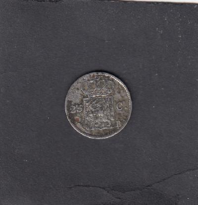 Beschrijving: 25 Cent WILLEM I